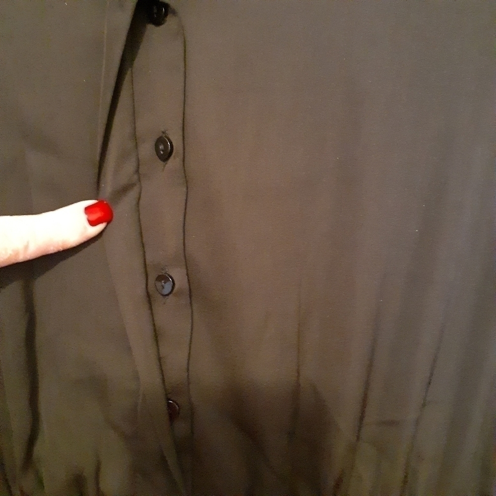 Skies Are Blue Dress, Size Split, Black. - Picture 3 of 6